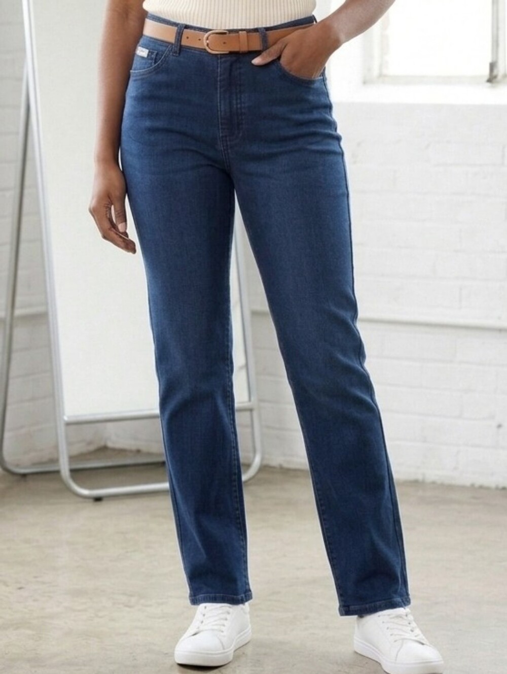 ✨ LOVE Premium Denim High-Rise Straight Leg Dark Wash Jeans Size 30/10